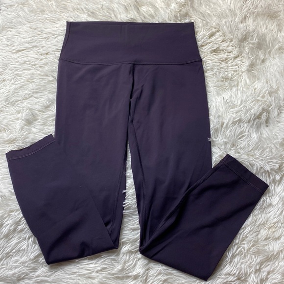 lululemon athletica Pants - Lululemon 25” Wunder Under Leggings Dark Purple 6
